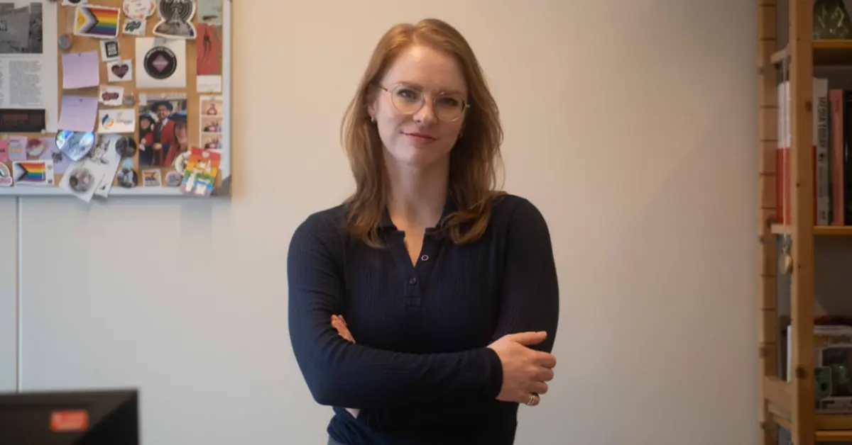 Stacey in her Toronto studio